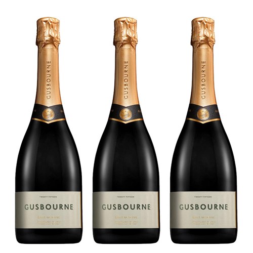 Gusbourne Brut Reserve English Sparkling 75cl Treble Bottle Set 3x75cl